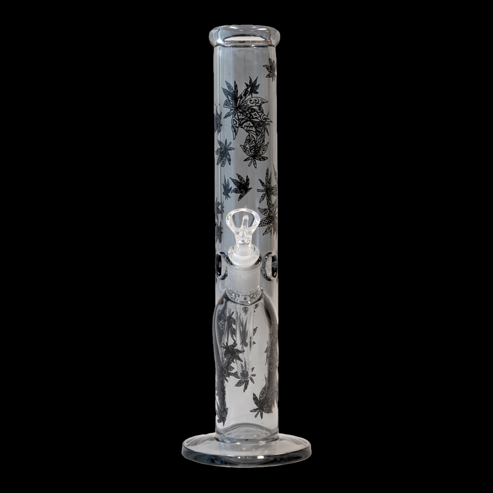 Large Trippy-style Glass Bong