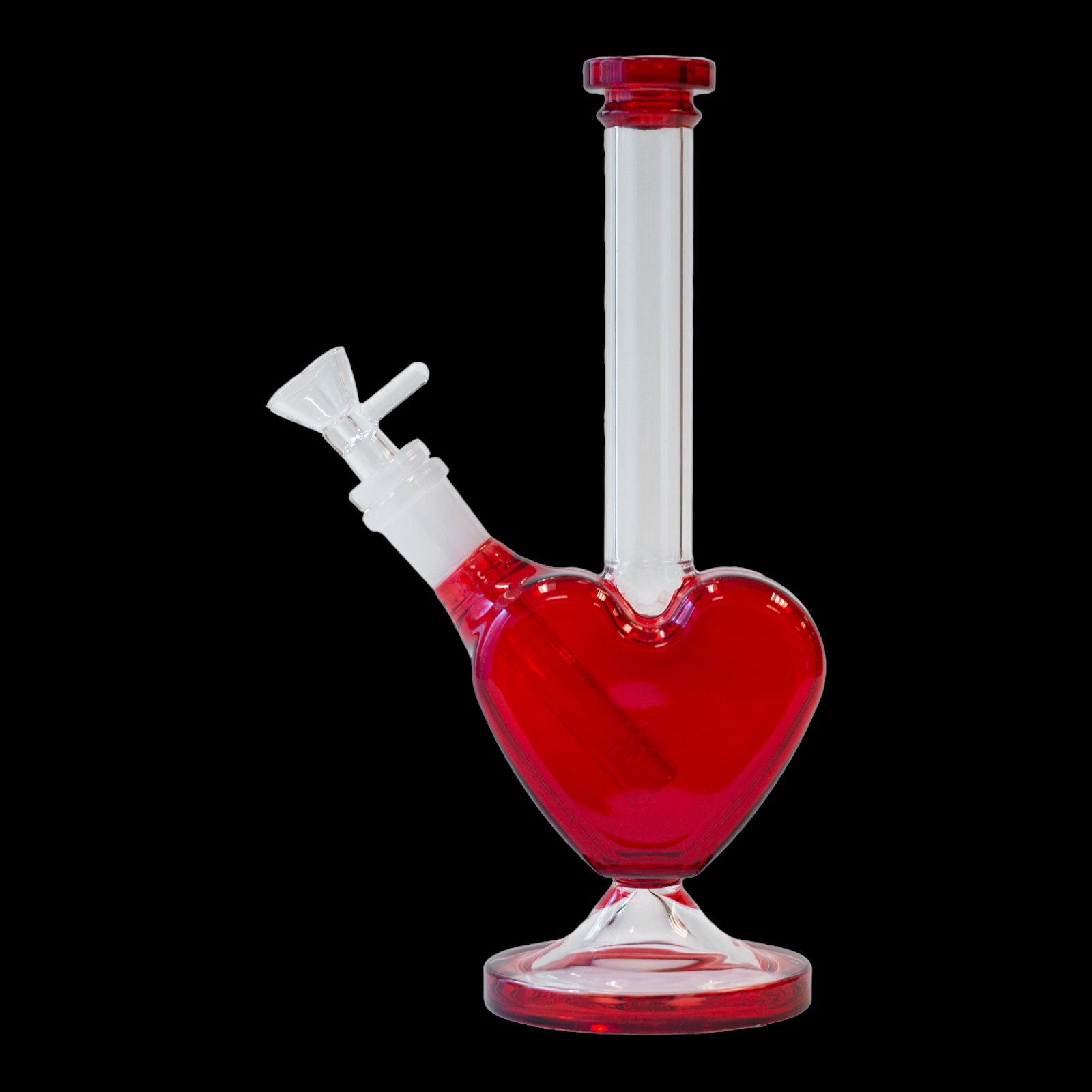 red heart bong