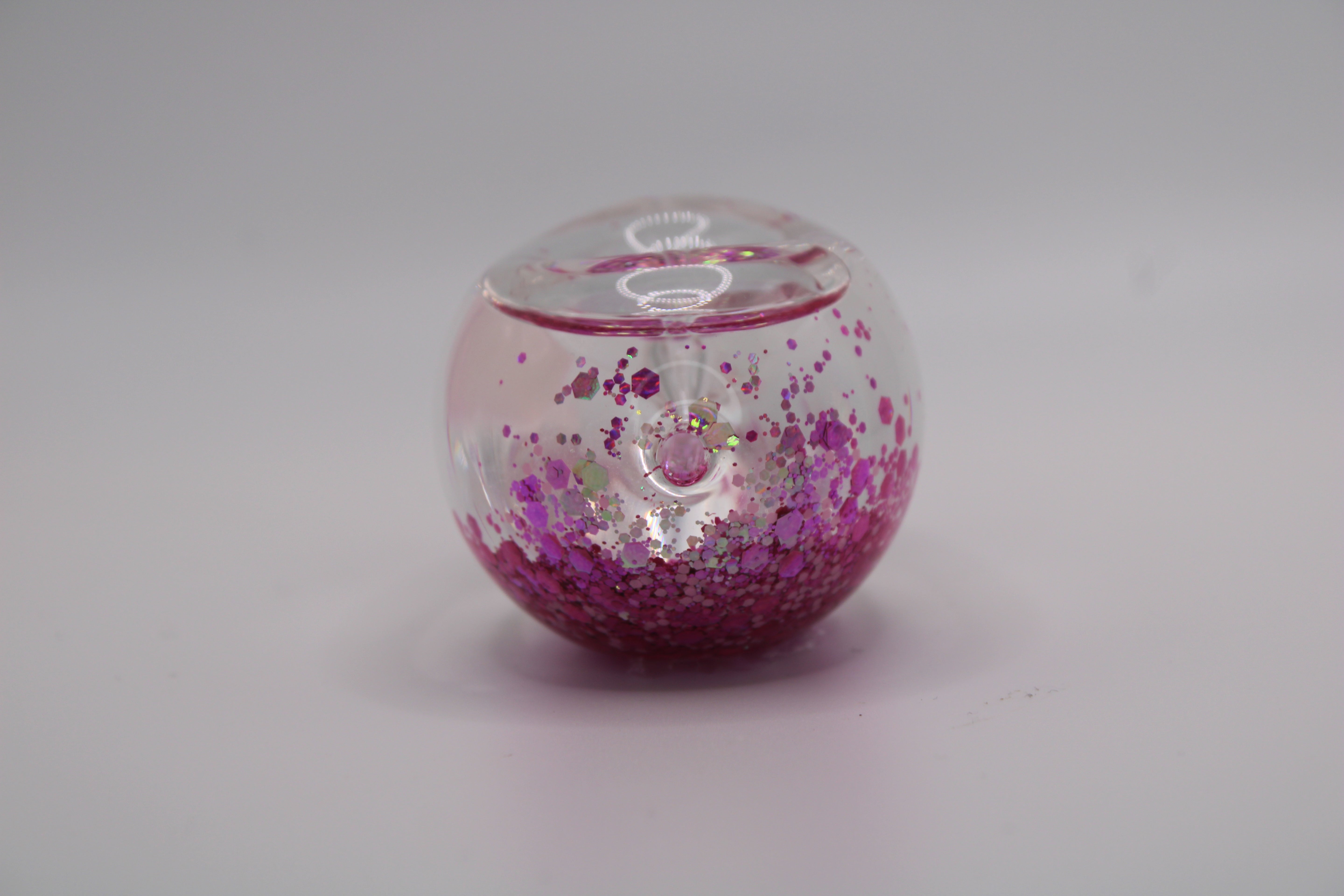 CYPHE Egg-Shaped Glow-in-the-Dark Hand Pipe - Pink