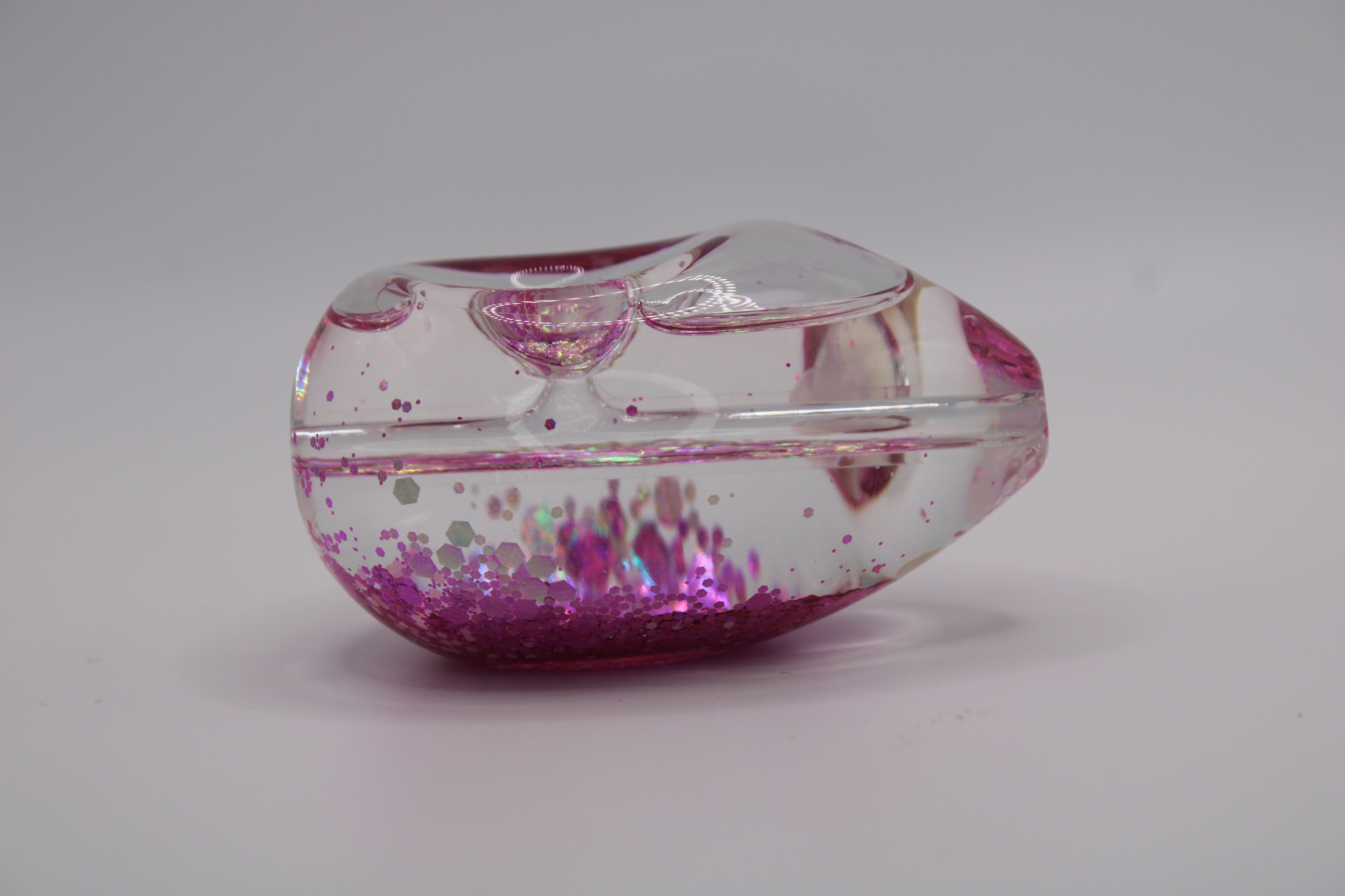 CYPHE Egg-Shaped Glow-in-the-Dark Hand Pipe - Pink