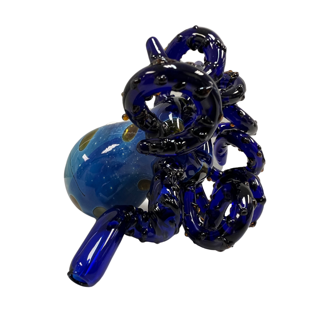 Cyphe - Large Octopus Style Glass Bong - Blue - Marijuana Cannabis Pipe Bong Accessory Smoking
