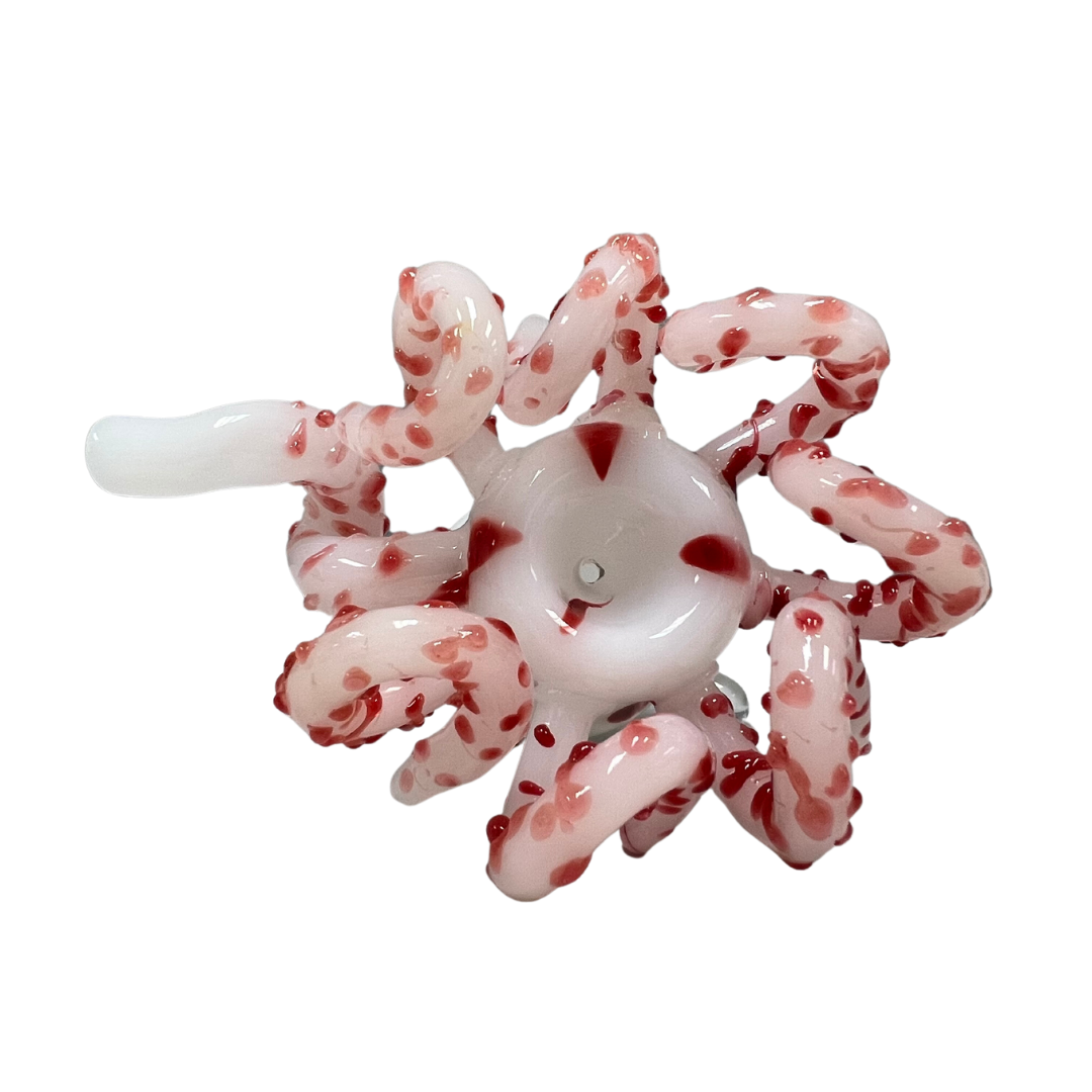 Cyphe - Large Octopus Style Glass Bong - Red - Marijuana Cannabis Pipe Bong Accessory Smoking