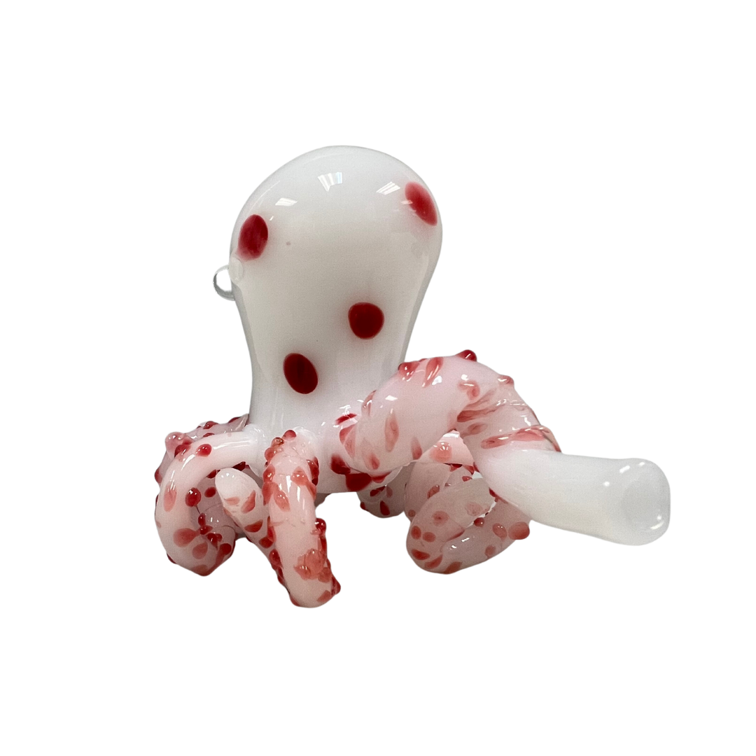 Cyphe - Large Octopus Style Glass Bong - Red - Marijuana Cannabis Pipe Bong Accessory Smoking
