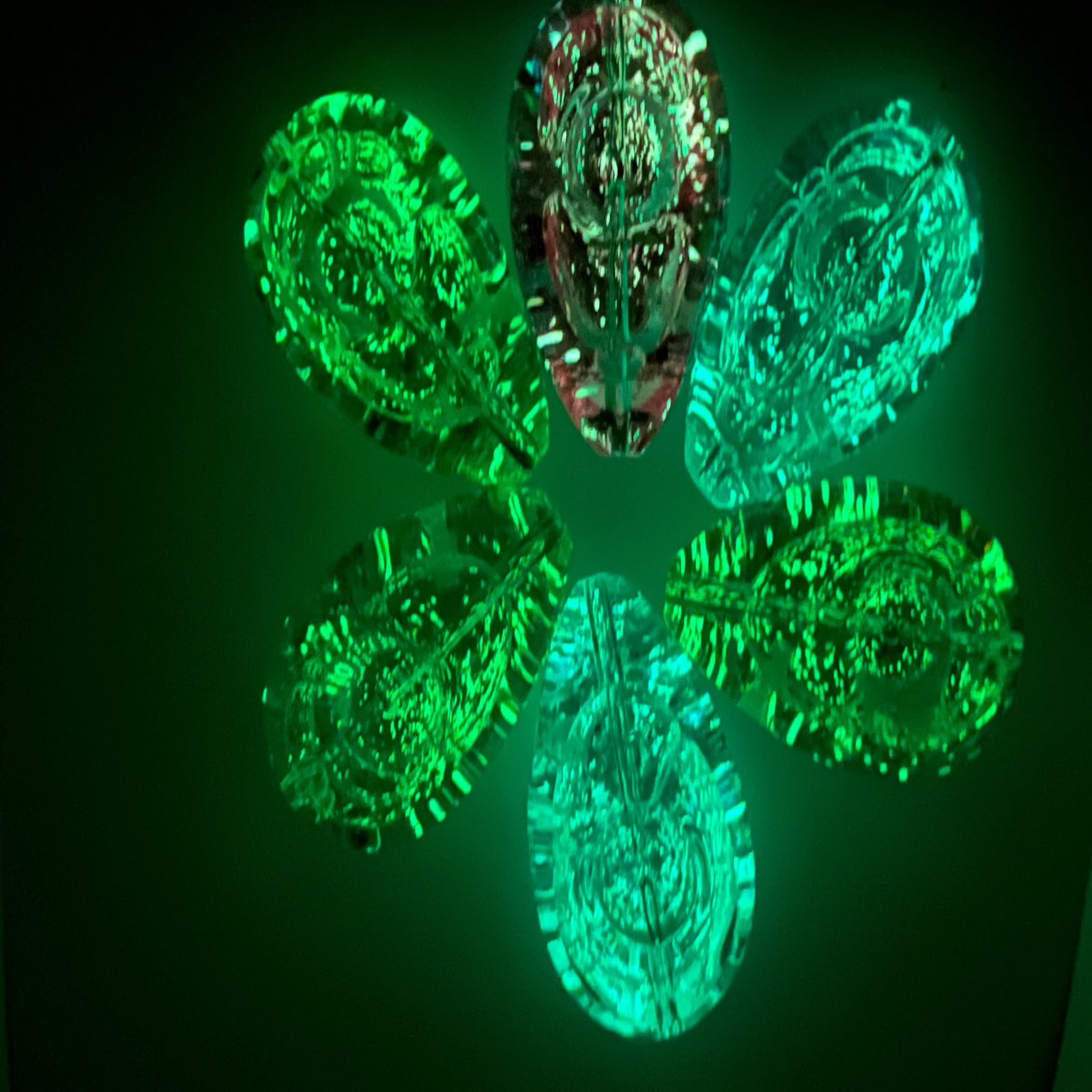 Glow In the Dark Collection - Cyphe - Egg-Shaped Glow-in-the-Dark Handpipe - Orange Marijuana Cannabis Pipe Bong Accessory Smoking