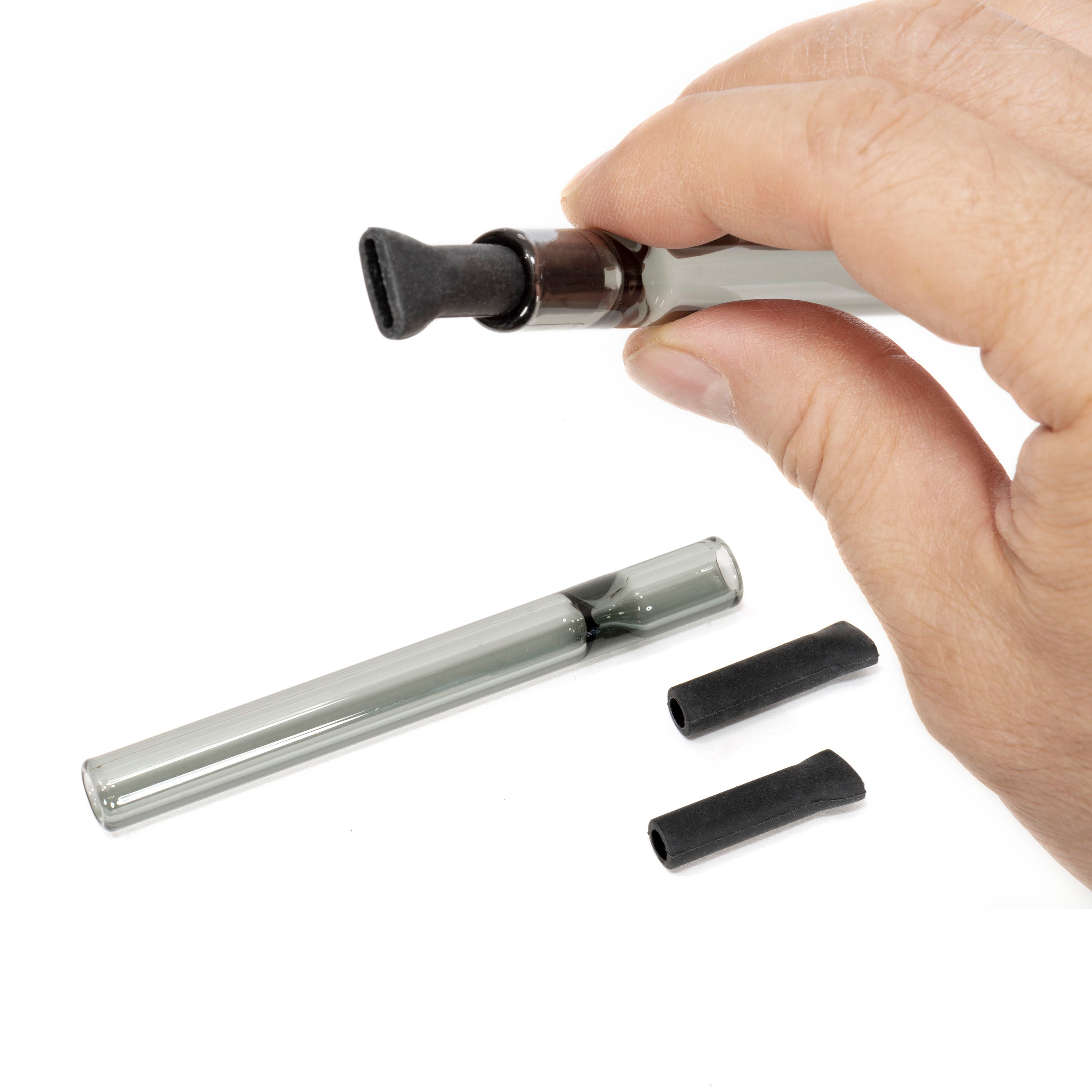 Cyphe - Glass Chillum and Silicone Filter Tips