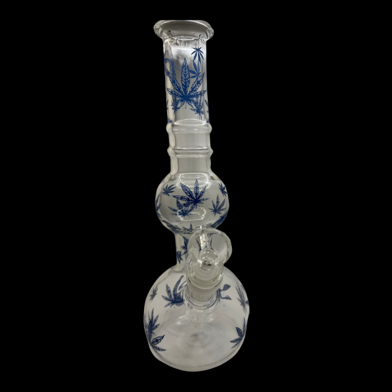 CYPHE Bubble Tube Mary Jane Large Glass Bong - Blue