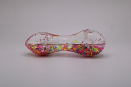 Luminous Patterned Smoking Hand Pipe Glow In The Dark Silicone