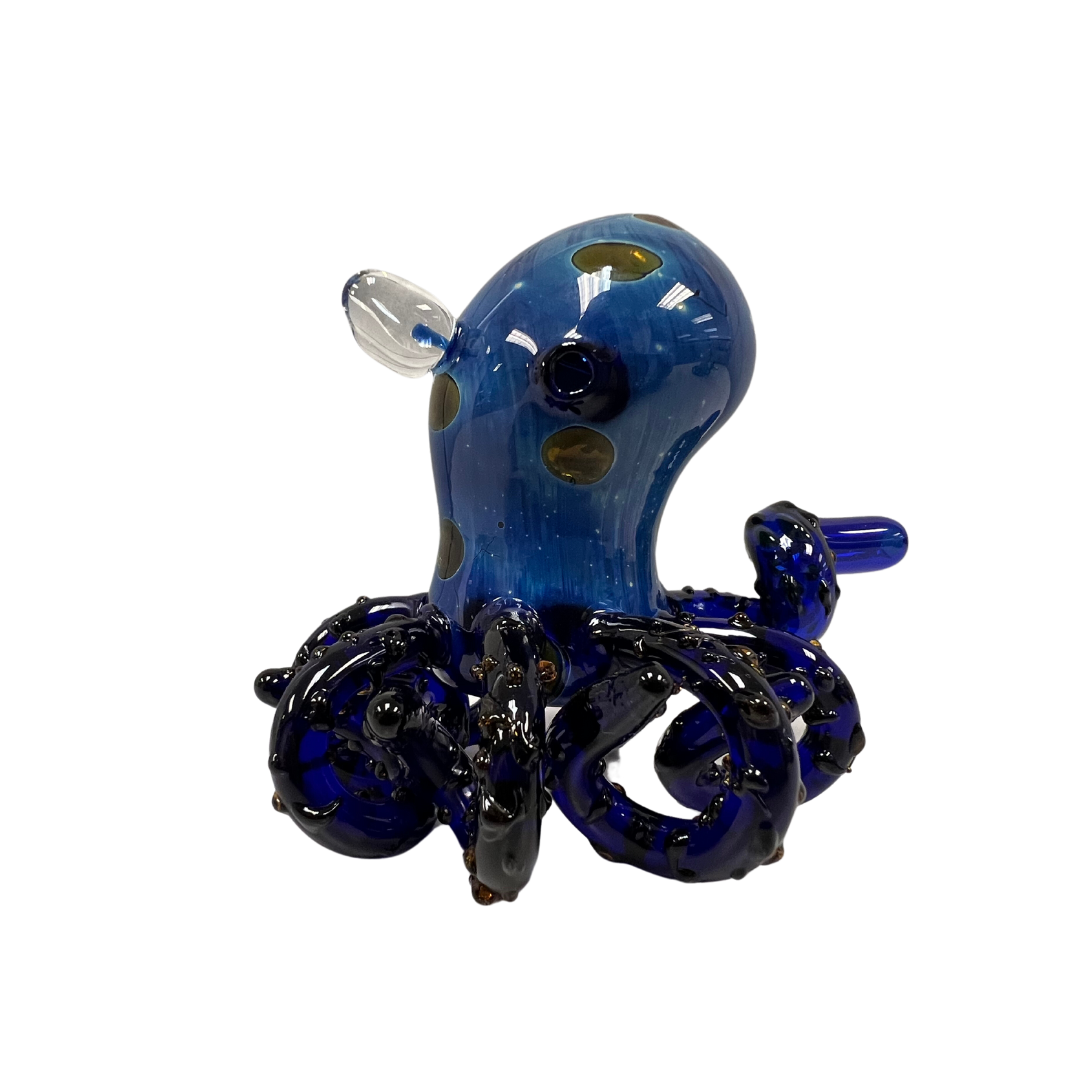 Cyphe - Large Octopus Style Glass Bong - Blue - Marijuana Cannabis Pipe Bong Accessory Smoking